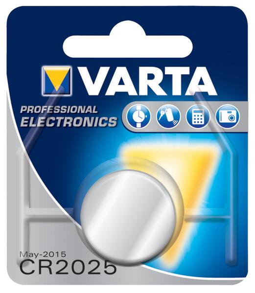 PILA VARTA CR2025 LITIO 3V 1 BLISTER
